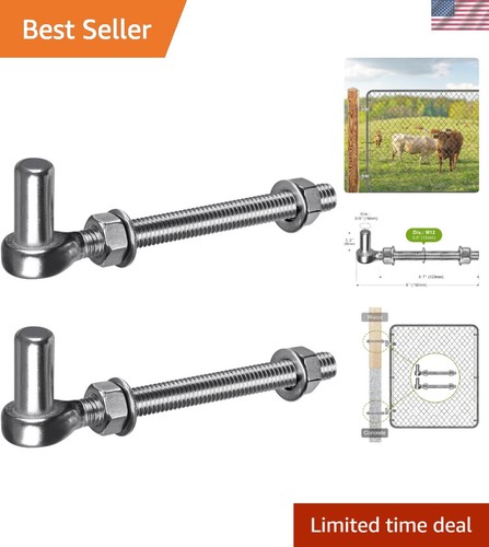 Versatile bolt gate hinges - gate,