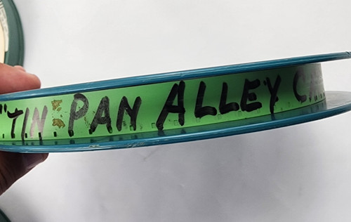 Vintage 16mm film tin pan - vintage,