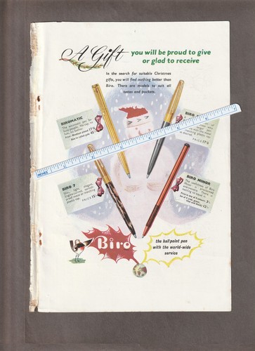 1952 biro pen christmas - 7/11,