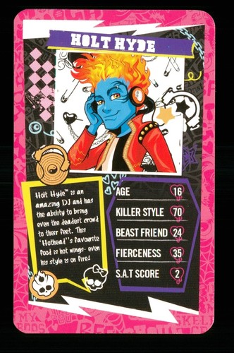 Info card monster high - 1,