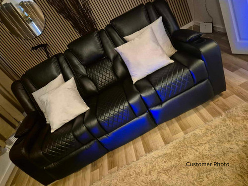 Black leather electric - black,