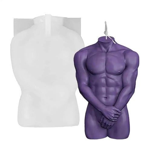 Silicone human body candle - body,