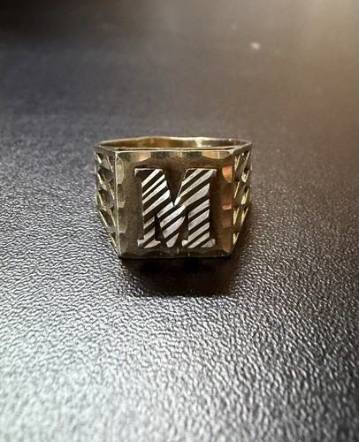 10k yellow gold - yellow, men's