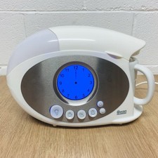 Swan STM200N Teasmade Rapid Water Boiler, Reading light and LCD Analogue Clock