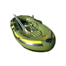 Sevylor HF250 Fish Hunter Inflatable Boat Raft - Green & Yellow - New Open Box