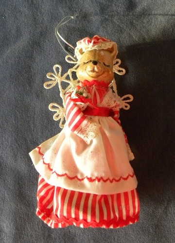 Angel bear glazed porcelain - bear,