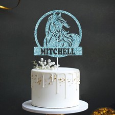 Personalised Glitter Horse
