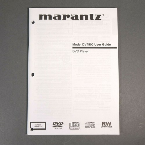 Marantz dv4500 dvd player - marantz,