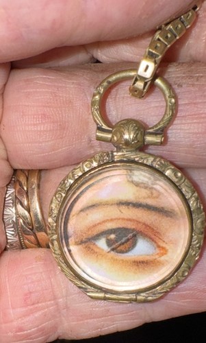 Antique locket pendant - antique,