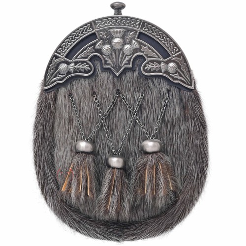Scottish thistle kilt sporran - scottish,