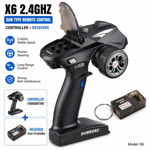Dumborc 6ch rc radio - dumborc, x6