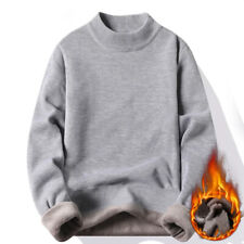 Casual Loose Thick Oversize O-neck Men Pullover Sweater Autumn Fashion Knitted