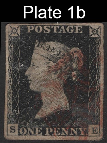 1840 black plate - 1b, se