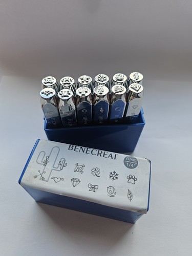 Metal stamp set 6mm - set,
