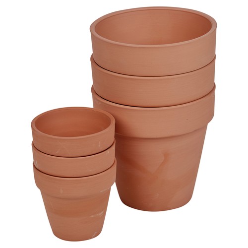 Terracotta plant pots - terracotta,