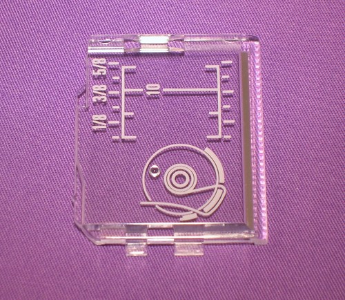 Slide plate bobbin cover - slide,