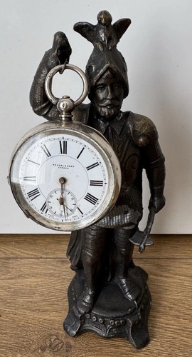 Antique spelter knight - antique,