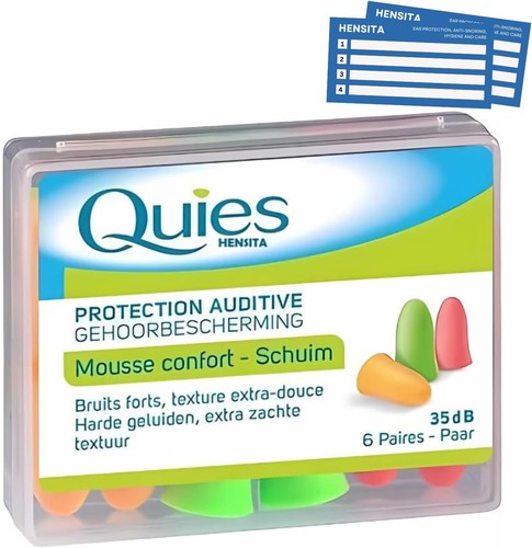 Quies soft foam ear plugs - ear, 35db