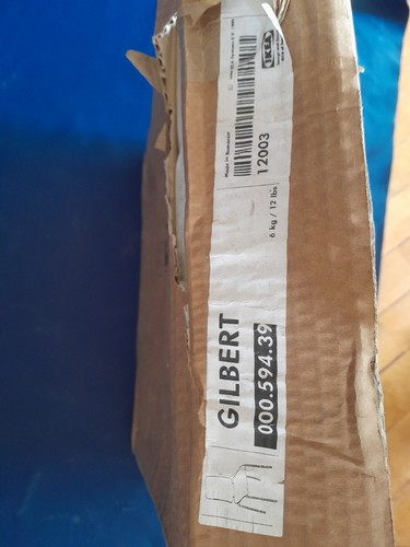 White ikea gilbert chair - gilbert, new