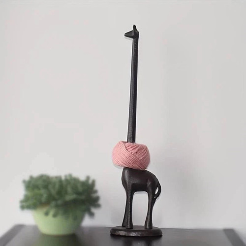1pc metal giraffe - 1pc, statue-