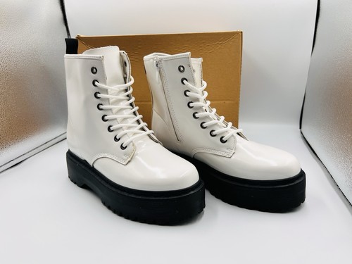 White chunky platform combat - chunky,
