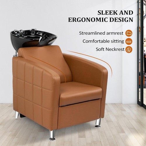 Ceramic bowl shampoo chair - bowl,