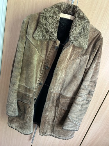 Vintage suede men - suede, /