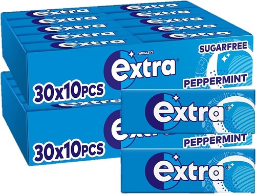 Extra peppermint chewing gum - gum,