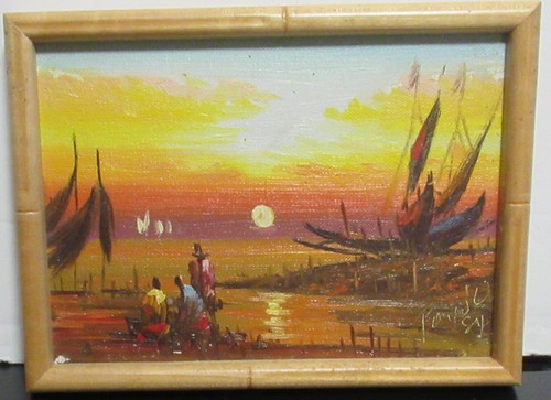 Vietnamese fishing boat scene - fishing,