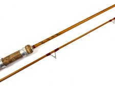 Hardy 8′ The Wanless 9/10 Ib 2 piece spinning split cane rod with bag