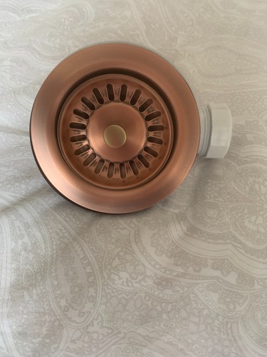 90mm copper sink strainer - 90mm,