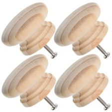 4 x LARGE 48MM WOODEN PINE