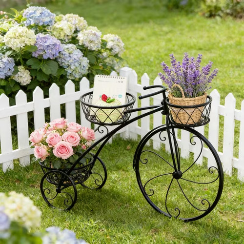 Vintage bicycle plant stand - bicycle,