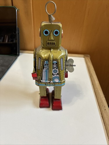 Vintage sparky tin - tin, up