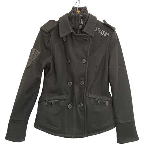 Superdry women pea coat - pea,