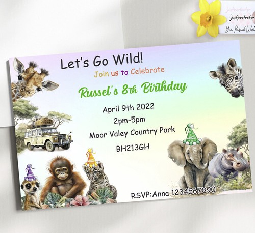 Personalised zoo safari wild - safari,