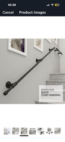 Industrial stair hand rail - stair,