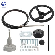 Outboard Kit  With 12" Steering Cable FOR 12 Feet Boat Steering System Rotary