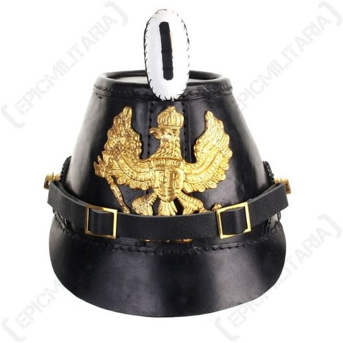 Prussian shako helmet black - -,