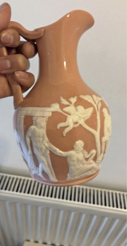 Samuel alcock parian ware pink - samuel,