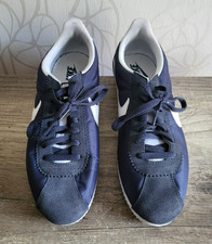 Nike Classic Cortez Nylon Obsidian 807472-410 Trainers Shoes Blue EU 44.5