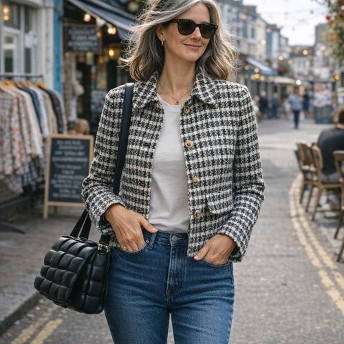 Zara textured cropped blazer - cropped,