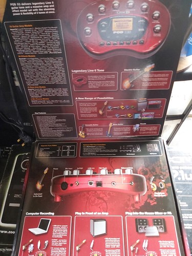 Line pod guitar bass - line, x3