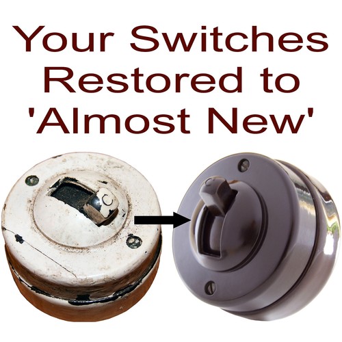 Vintage bakelite light - bakelite, switch