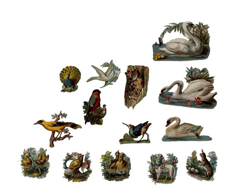 Victorian die cut - victorian, scraps