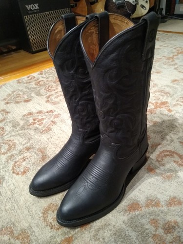 Tony lama black cowhide - tony,