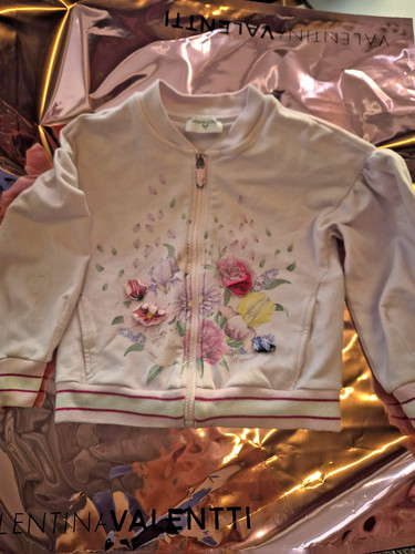 Monnalisa floral embroidery - monnalisa,