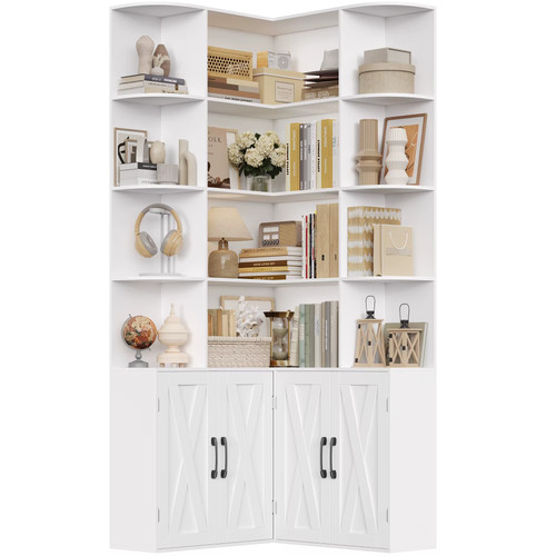 Corner bookshelf tall tier - corner,