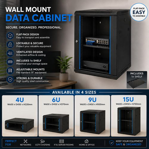 Flat pack wall mount data - wall,