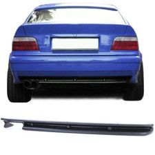 BMW E36 REAR BUMPER LOWER DIFFUSER VALENCE M3 STYLE, FOR SE BUMPER BLACK UK